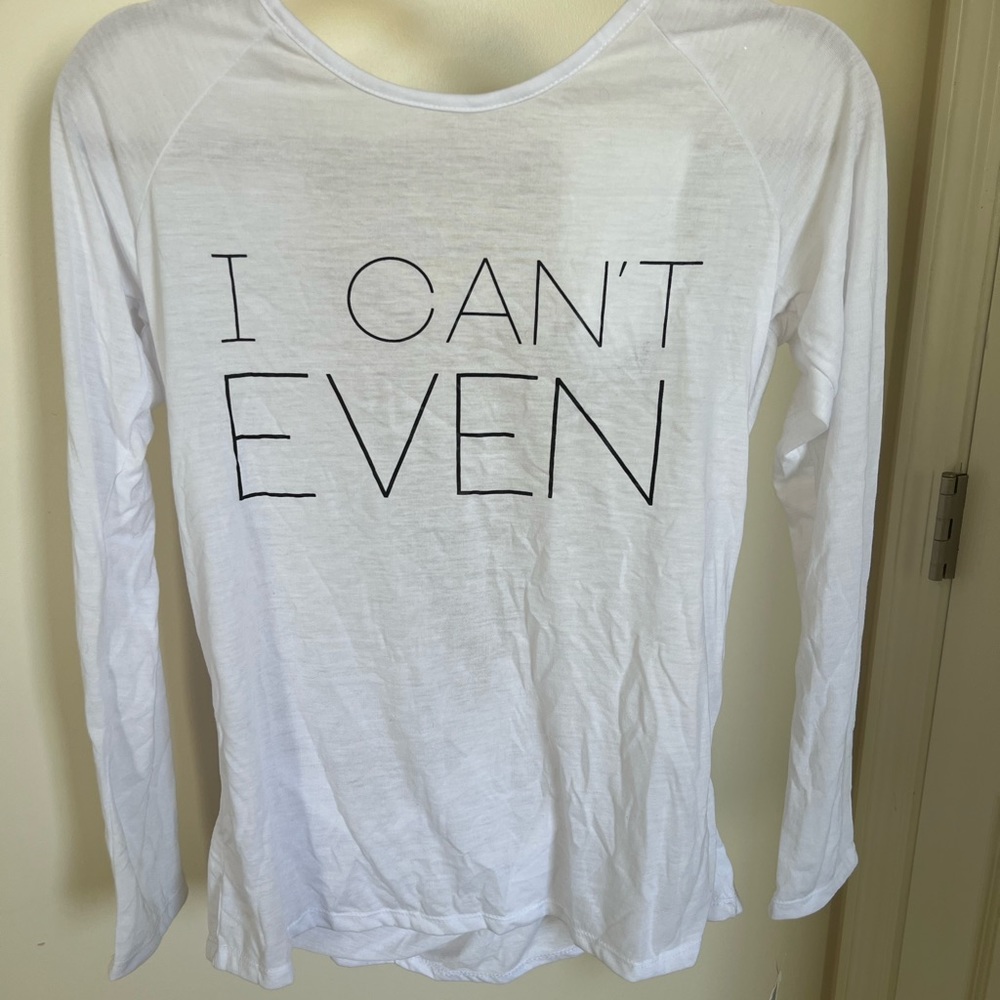 MATERIAL GIRL - SIZE ME - WHITE with BLACK writing